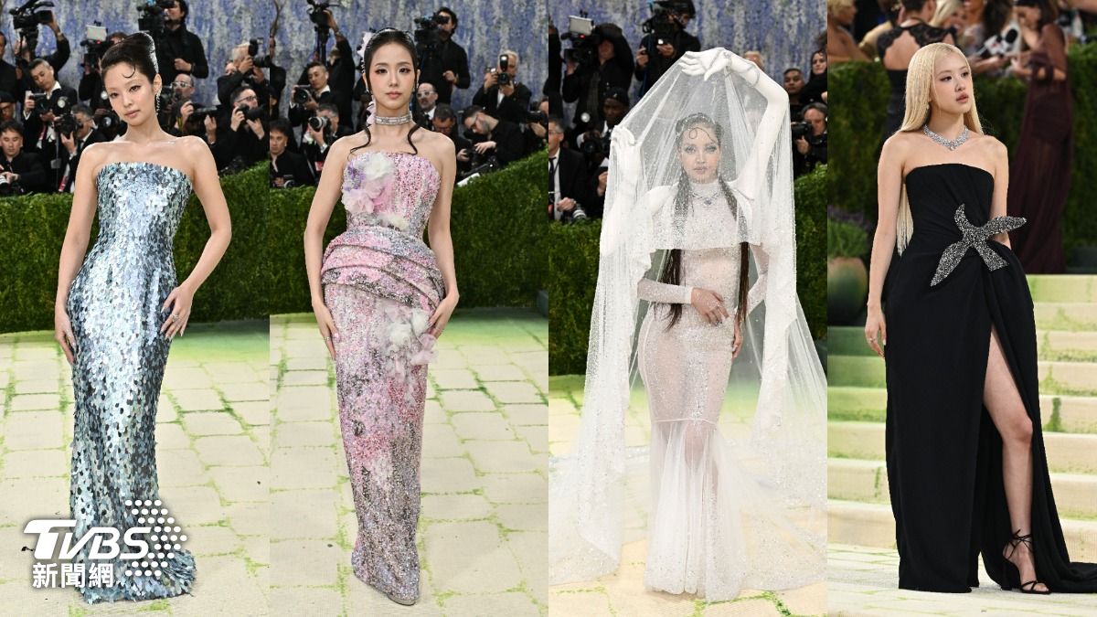 韓國女團Blackpink四名成員皆出席Met Gala。　（圖／達志影像美聯社）