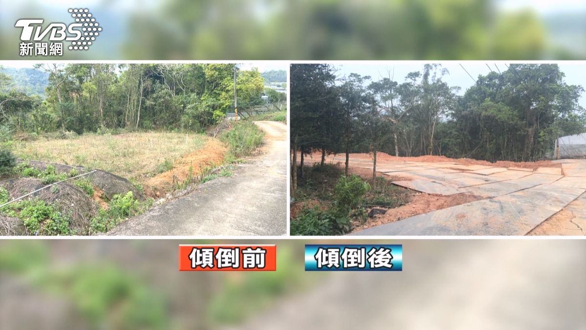 埔里農地遭「廢土灌爆」!控租客稱種香蕉,剛簽約綠地全變調。(圖/TVBS)