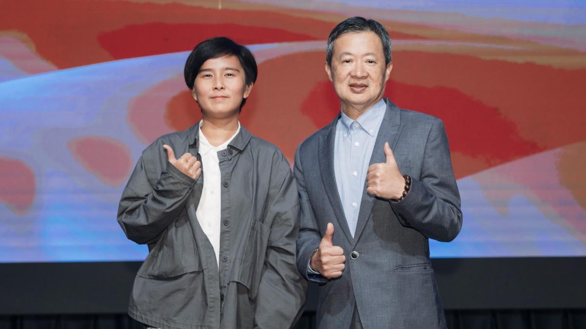 北流董事長梁序倫（右）及執行長鄧乃慈今出席媒體見面會。（圖／北流提供）