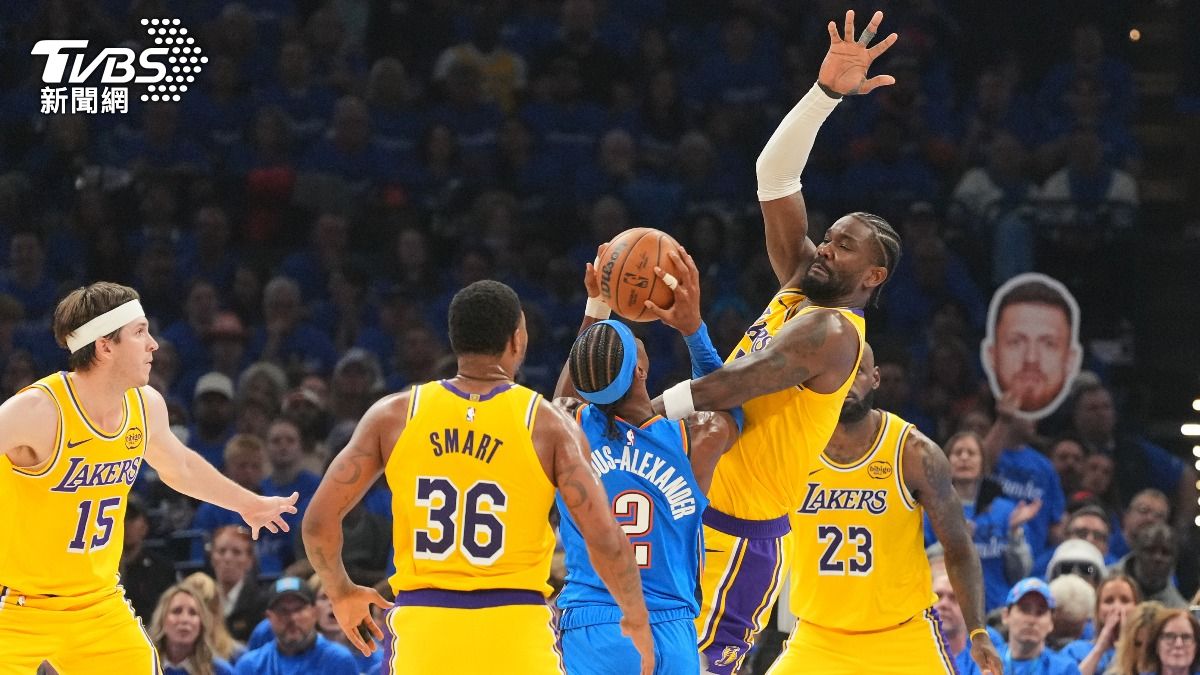 NBA季後賽/詹皇單節狂轟12分!湖人仍遭痛擊 90:108不敵雷霆