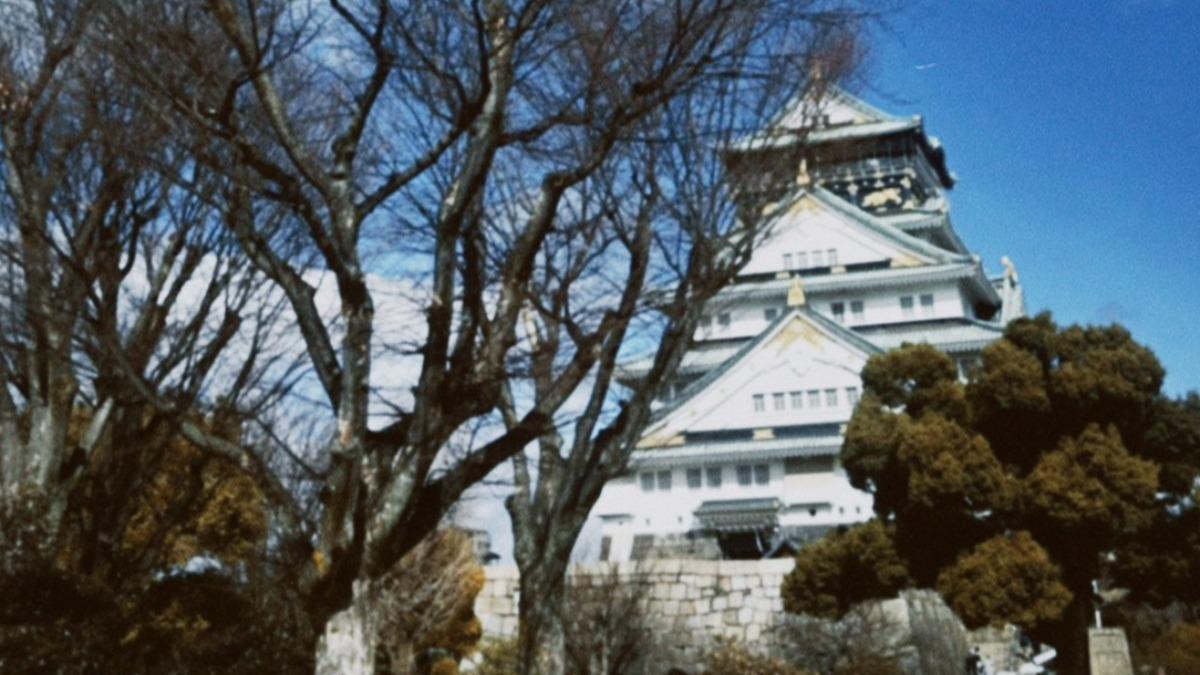 大阪城公園以雄偉的天守閣為核心。(圖/TVBS)