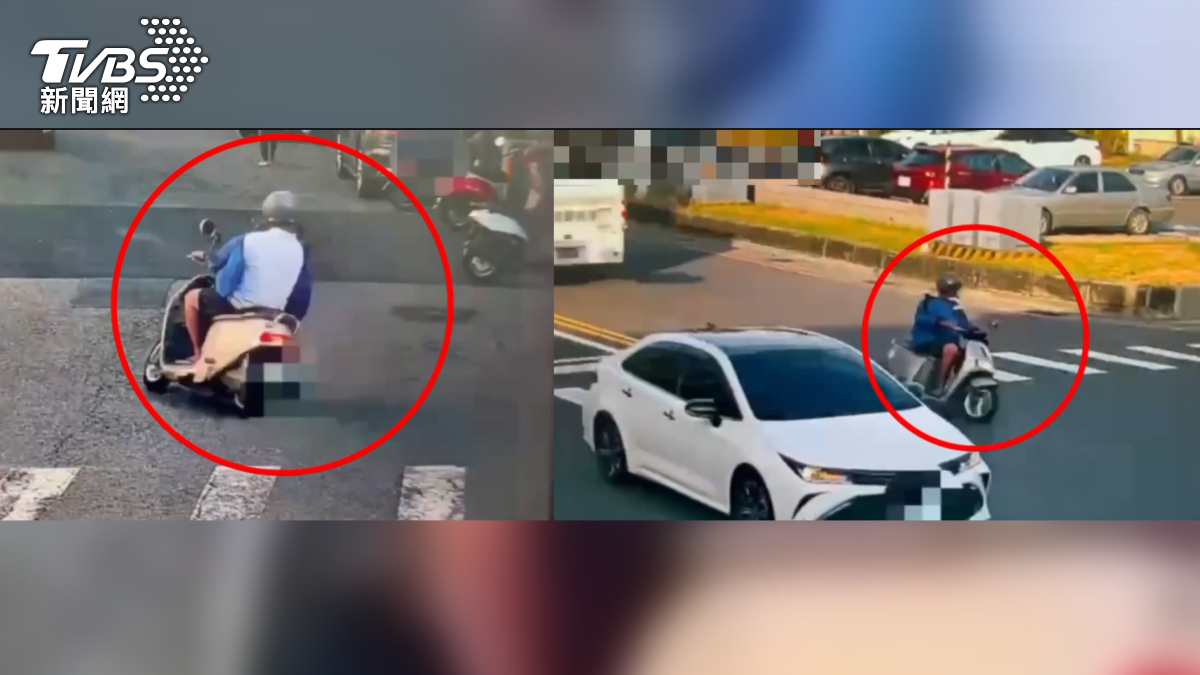 高雄前鎮區發生一起酒駕騎士拒檢逃逸事件,江姓男子因紅燈右轉遭員警盤查,竟心虛加速逃竄,撞倒一名女騎士後肇逃,甚至一度企圖衝上國道匝道(圖/TVBS)