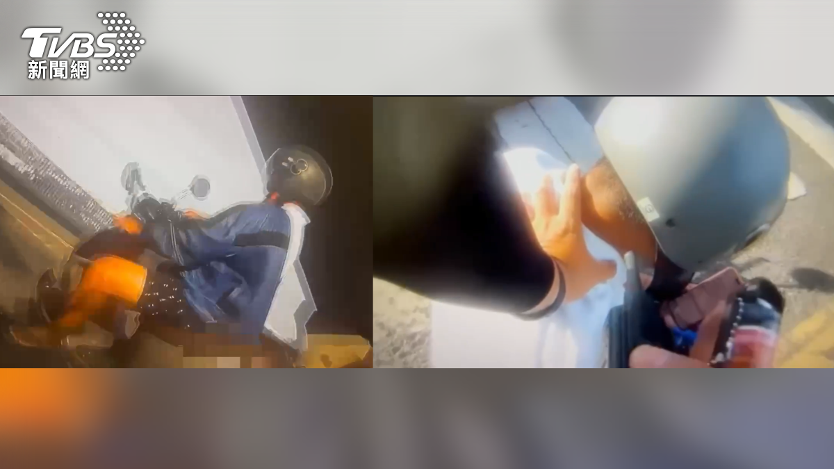 49歲江姓男子酒駕騎士拒檢逃逸,最終疑似不勝酒力,迴轉時自摔落網,除面臨刑責外,累計罰鍰最高恐逾10萬元(圖/TVBS)