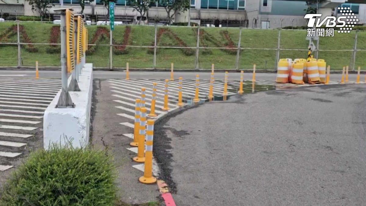 桃園機場死亡車禍,公認車禍熱點,一年內發生多達10次車禍。(圖/TVBS)