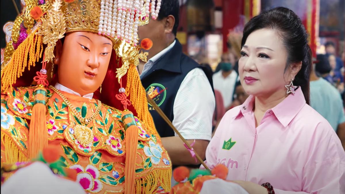 白冰冰認為自己與媽祖特別有緣。(圖/長興影視提供)