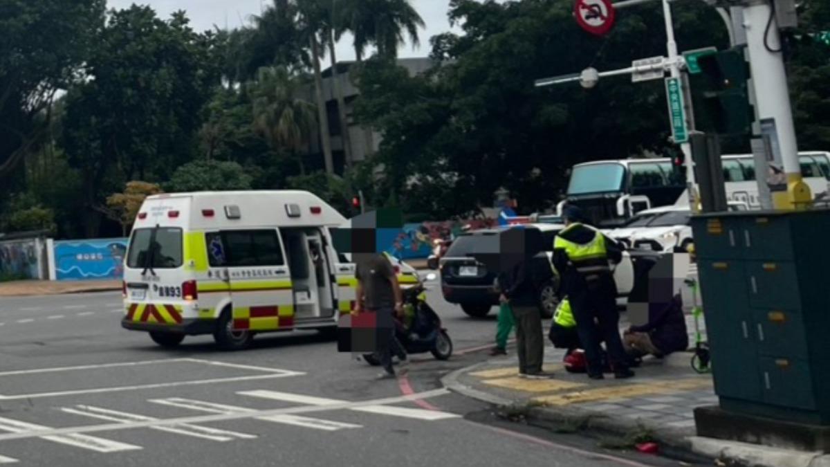 花蓮7旬嬤載孫上學「遇鬼切」 惡男見人倒地加速落跑