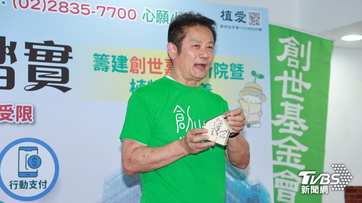 徐乃麟回台後立刻投入公益。(圖/黃城碩攝)