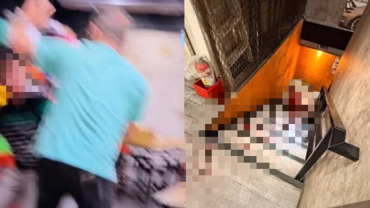 基隆割頸衝突畫面曝!3男痛毆欲擄人 他遭反殺濺血亡