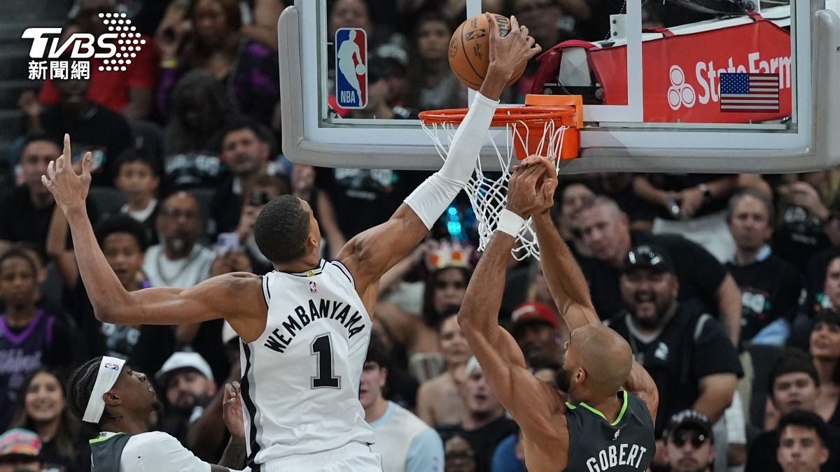 NBA季後賽/灰狼鐵爆失誤連發!馬刺狂勝38分 系列賽扳平