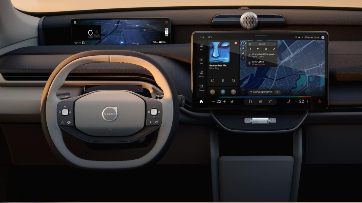 目前Google Gemini僅限英文Google帳號的美國用戶使用，未來將擴展全球市場。（圖／Volvo提供）