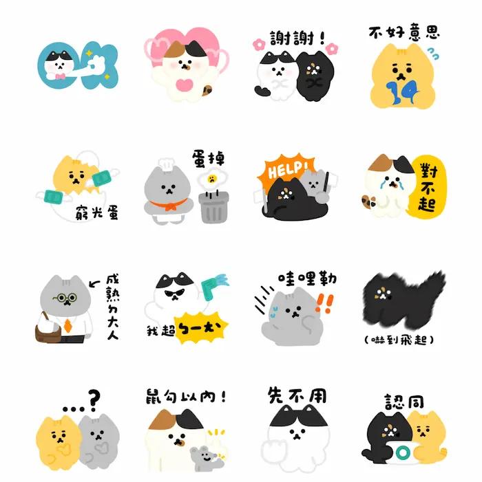 LINE購物 × 周氏喵喵。（圖／翻攝自LINE）