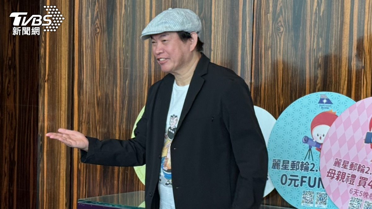 康康很期待帶老婆、兒女一起去郵輪表演。(圖/陳薈涵攝)
