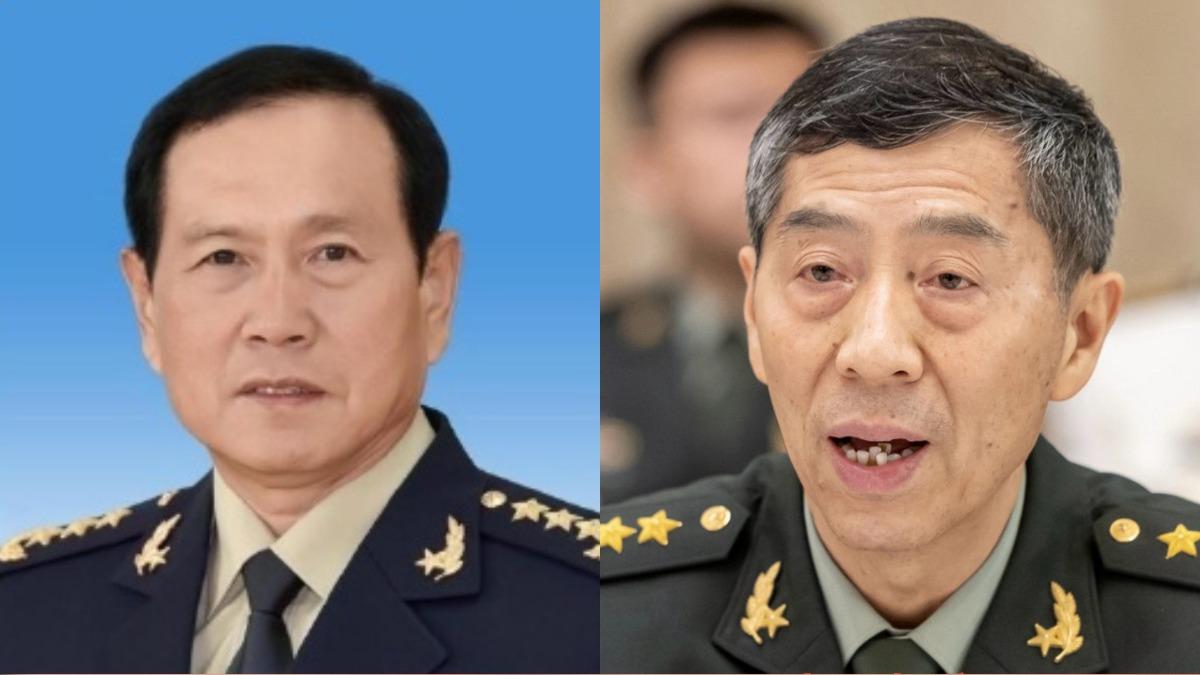 中國前國防部長魏鳳和（圖左）、李尚福（圖右）涉貪，一審判死緩。（圖／翻攝自微博）