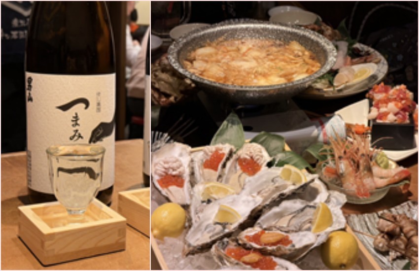 ▲清酒與現開生蠔的微醺交響,盡享道地日式居酒屋饗宴。(未滿十八歲禁止飲酒)