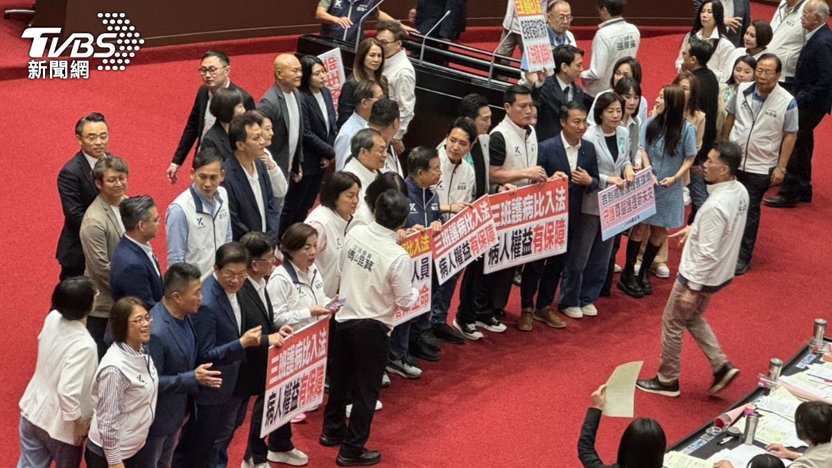 「三班護病比」正式入法!護理師全聯會發聲:感謝藍白聽見訴求