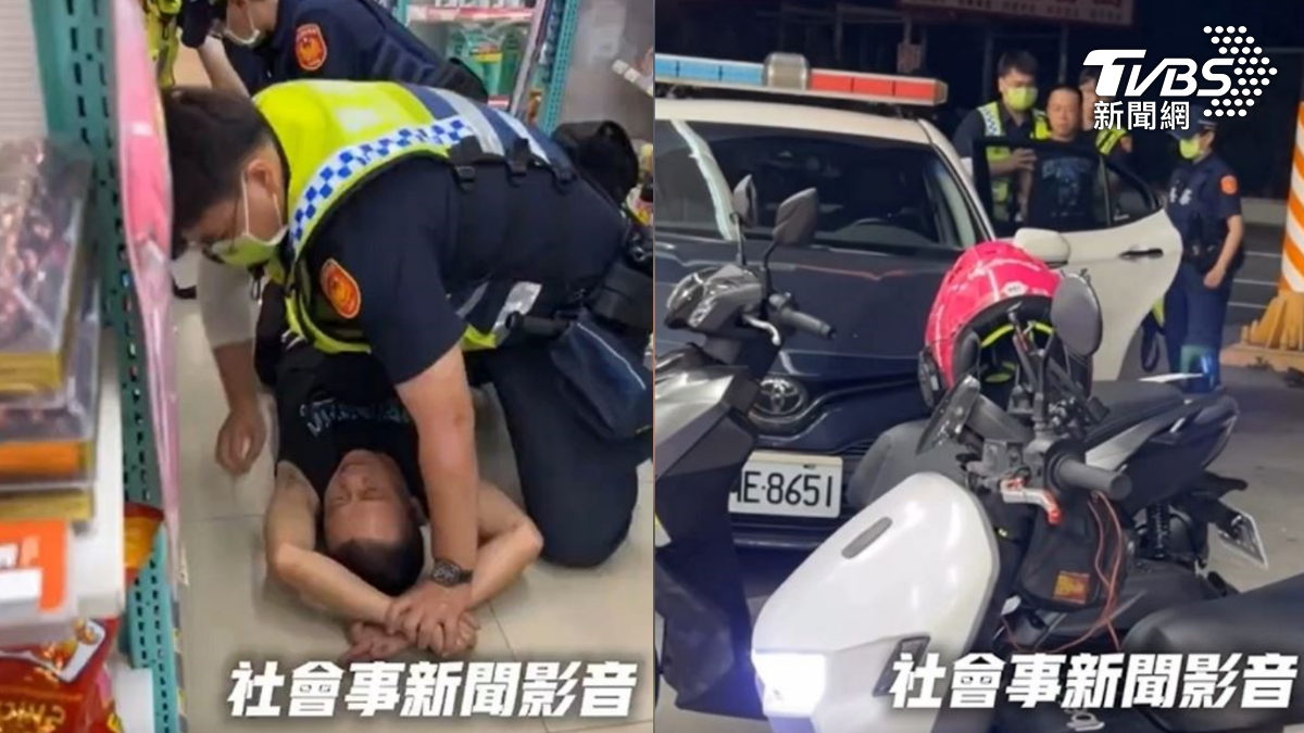 彰化一名外籍男子在超商抽菸,警方到場後查出他是逃逸了2年的越南籍失聯移工。(圖/翻攝自Facebook/社會事新聞影音)彰化一名外籍男子在超商抽菸,警方到場後查出他是逃逸了2年的越南籍失聯移工。(圖/翻攝自Facebook/社會事新聞影音)