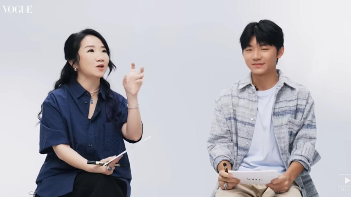 陶晶瑩母子登接受VOGUE訪問。(圖/翻攝自VOGUE Taiwan YT)