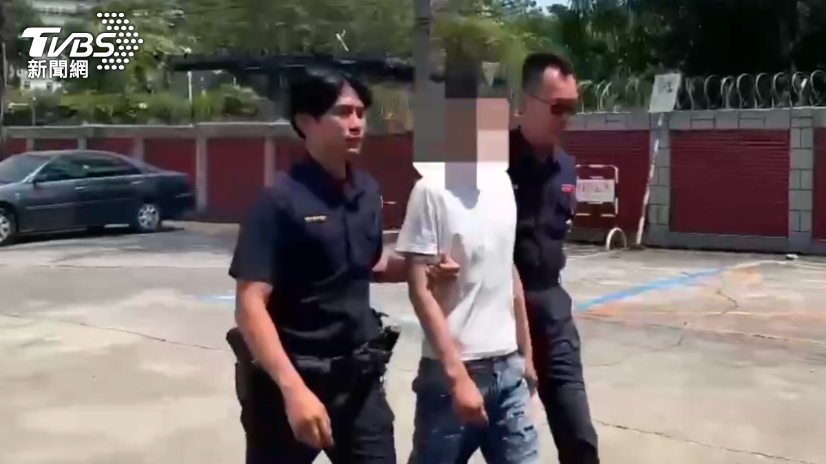 25歲黃姓男駕駛被逮捕到案。（圖／TVBS）