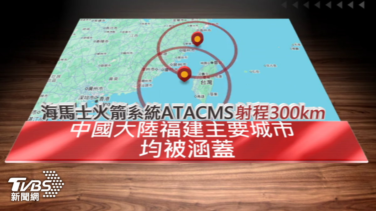 專家分析海馬士部署外島,能對中國軍演傳遞強硬的軍事訊號。(圖/TVBS)