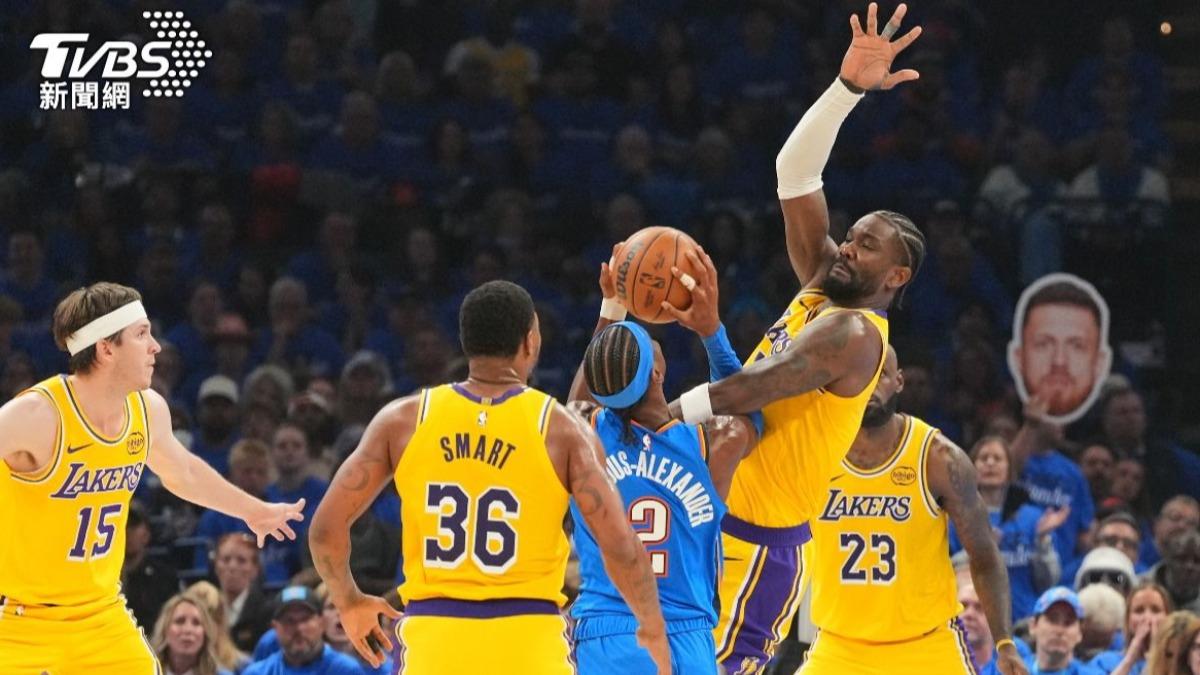 NBA/雷霆下半場不讓了 一波流血洗湖人、系列賽3比0聽牌