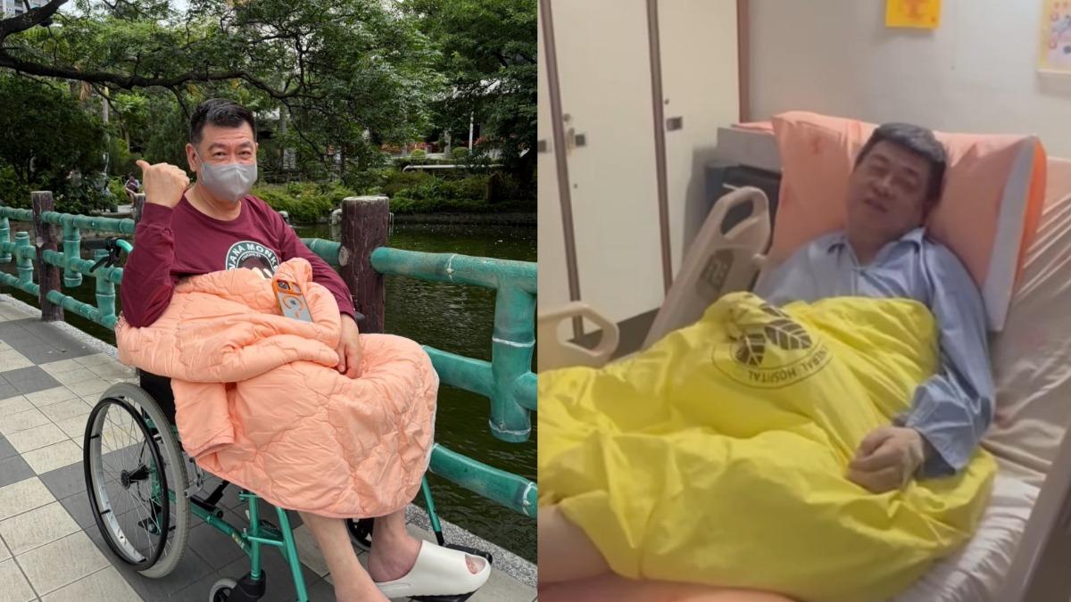 65歲王牌經紀人小中風！送醫挺過8天危險期　孫德榮躺床報平安