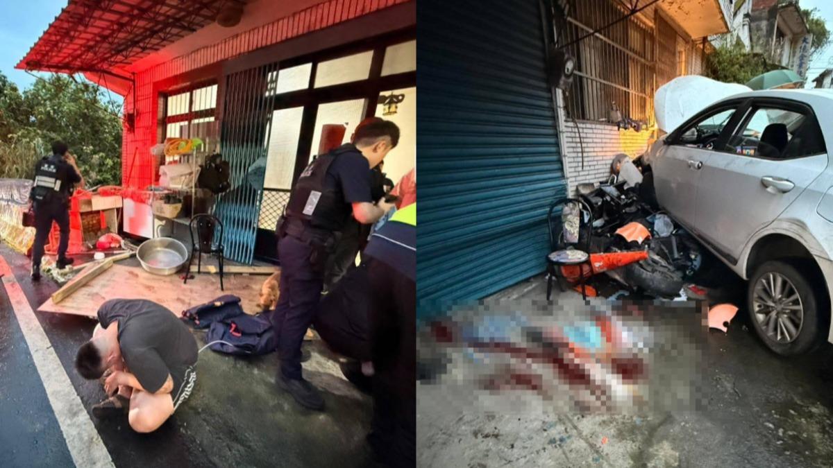 家門口烤肉遭撞飛！新竹22歲男酒駕狂飆釀4傷　下車愣坐血泊旁