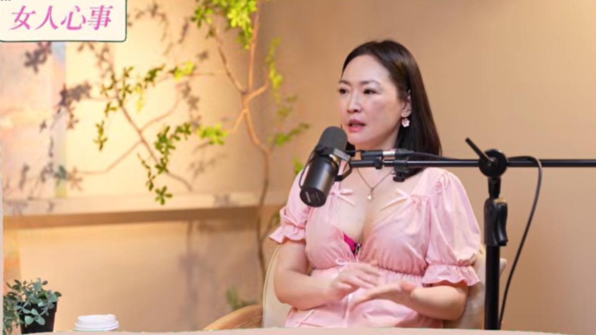 王俐人上節目分享心境。(圖/翻攝女人心事YouTube)