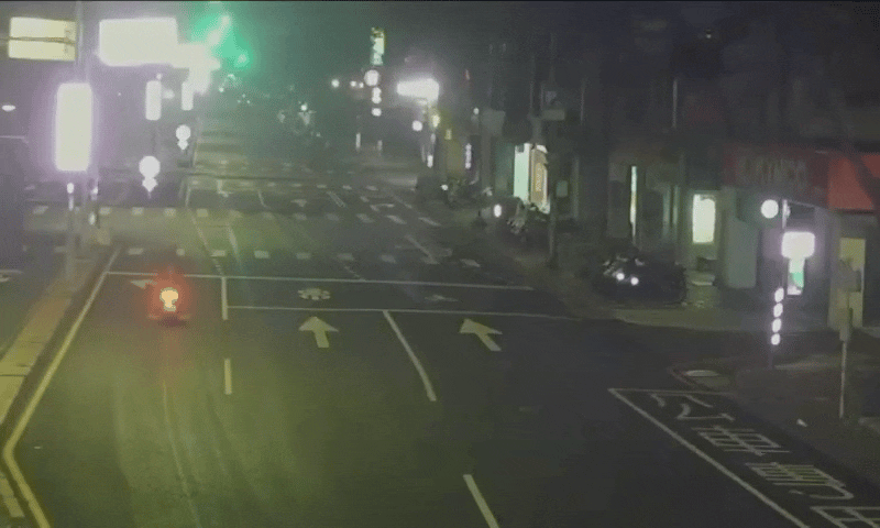 車禍監視器畫面。(圖/TVBS)