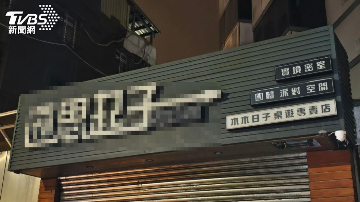 信義區某密室逃脫傳出意外,造成1名女員工重傷昏迷。(圖/TVBS)