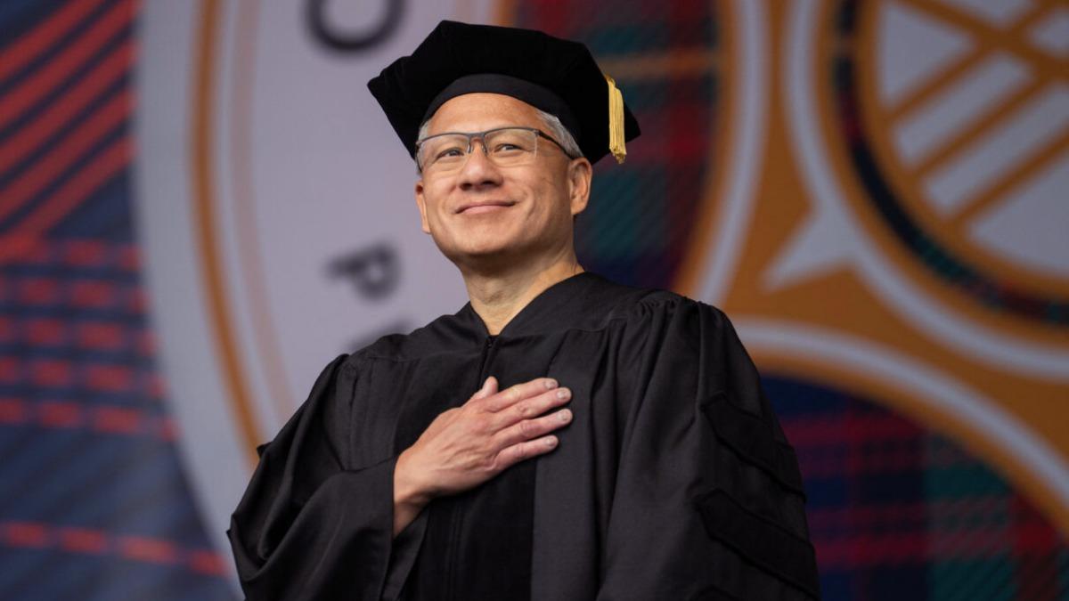 輝達執行長黃仁勳。(圖/翻攝自NVIDIA官方部落格)