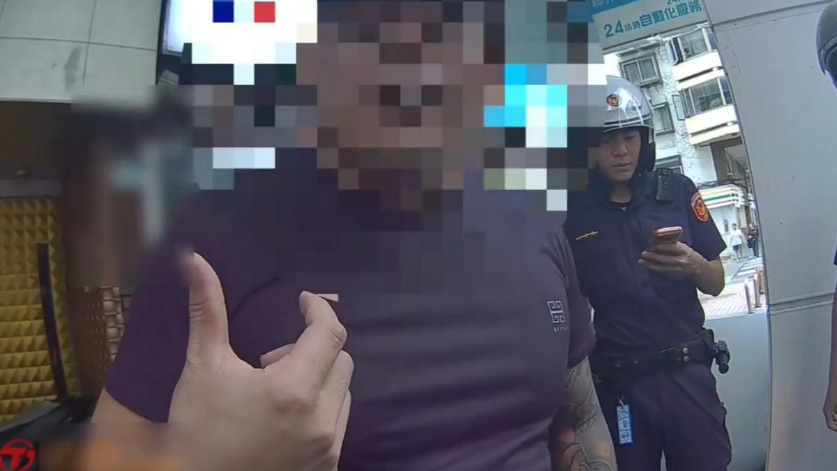 黃男訊後依涉嫌恐嚇公眾罪及《毒品危害防制條例》,移送台北地檢署偵辦。(圖/警方提供)