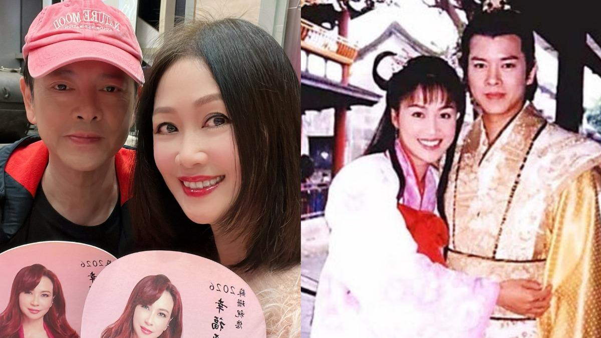 陳嘉輝與梁小冰結婚多年感情穩定,不時以「夫妻檔」形式共同演出合作。(圖/翻攝自梁小冰FB)