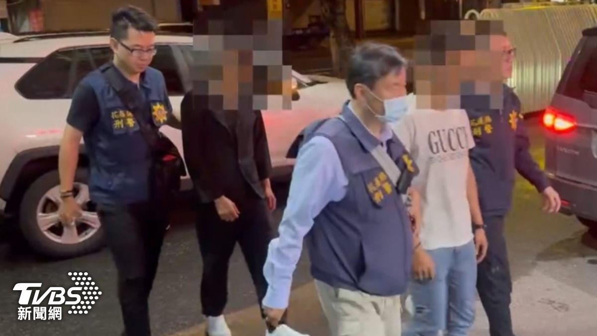 警方半天之內確認犯嫌身分，上門逮人。（圖／TVBS）