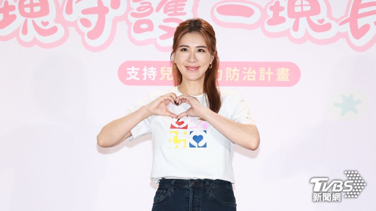 小禎出席公益記者會。(圖/趙世平攝)