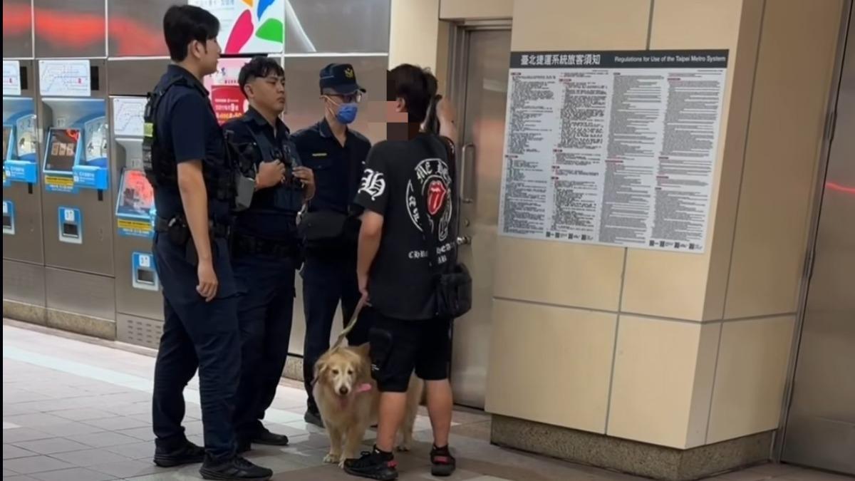 「它就是袋!」男硬要用塑膠袋裝黃金獵犬搭捷運 遭拒還大鬧