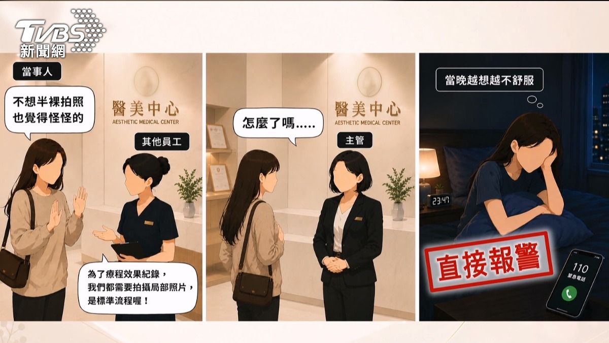 醫美要求員工「半裸拍教育照」檢方不起訴。（圖／示意圖）