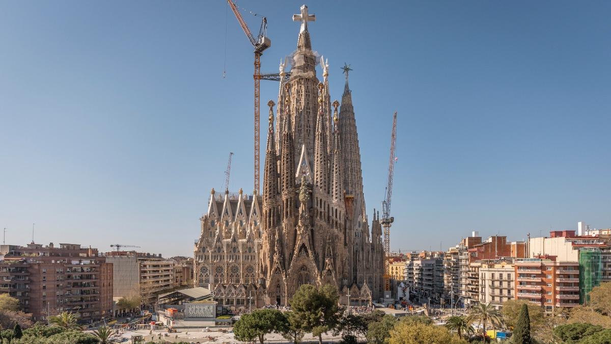 聖家堂在2026年封頂，預計完工還要10年左右。（圖／Basílica de la Sagrada Família﻿ FB）