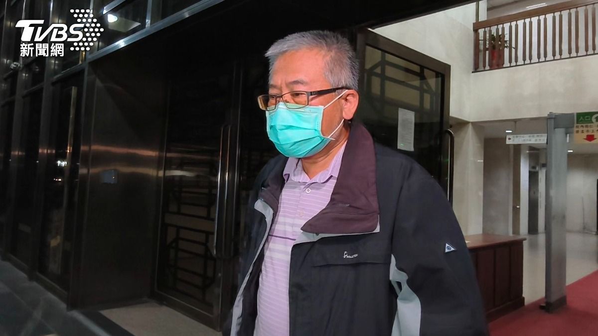 欣技業務江明宗以300萬元交保。(圖/陳冠宇攝)
