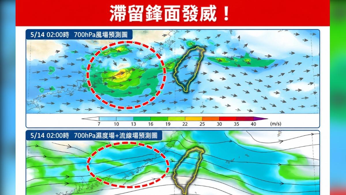 天氣/梅雨鋒面發威!「這地區」雨最猛 專家示警:防嚴重水患