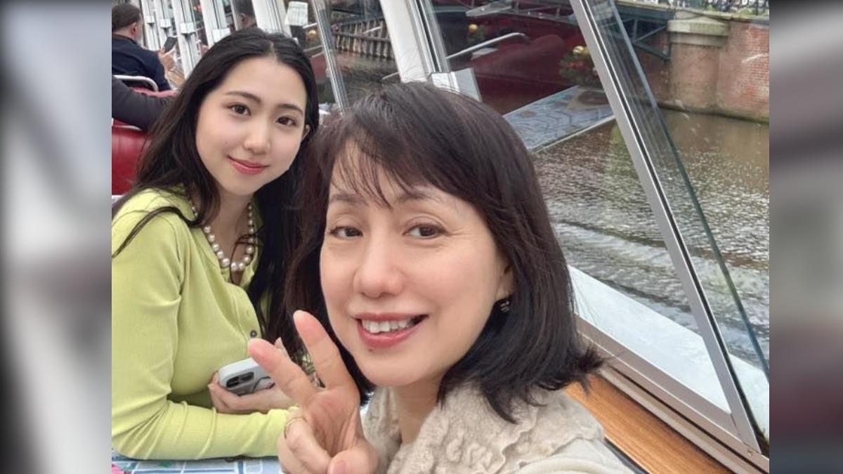 蔡幸娟、Amanda母女感情很好。(圖/翻攝自蔡幸娟臉書)