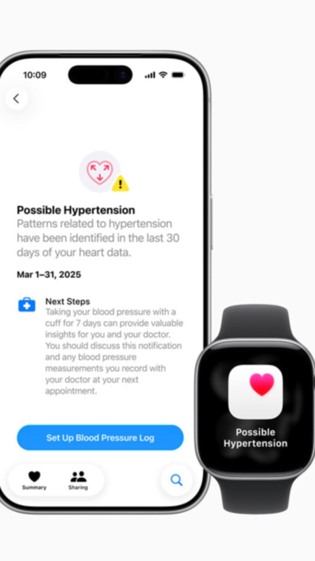 Apple watch高血壓通知在台上線。(圖/Apple提供)