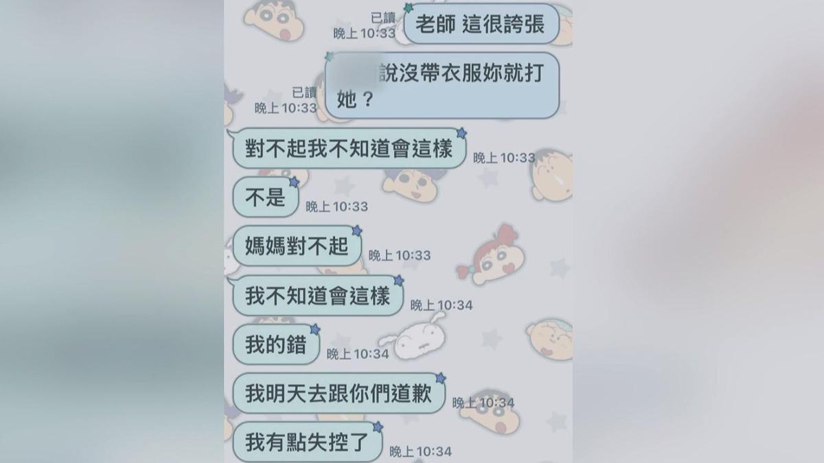 家長事後求證,老師才道歉,讓家長氣到報警。(圖/當事人提供)