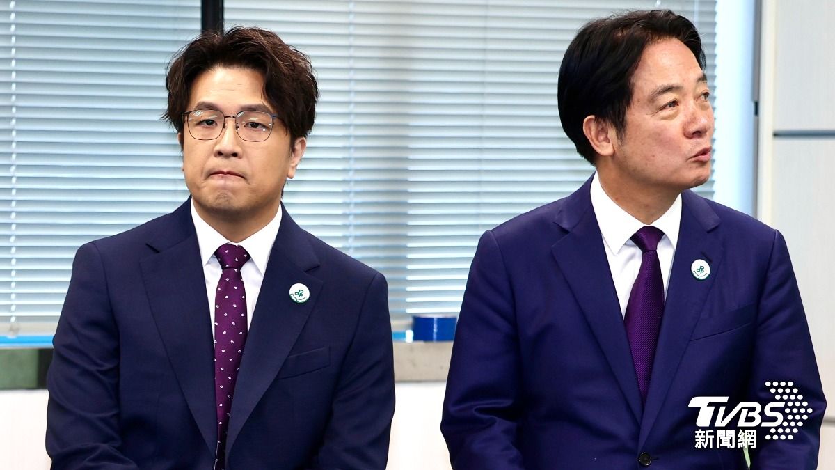 民進黨正式徵召立委沈伯洋參選台北市長。（圖／華子琛攝）