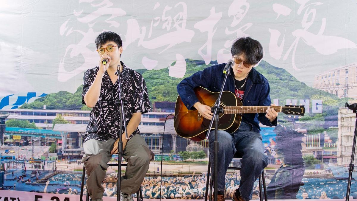 羊米人吉他手盛宇是基隆人。(圖/三立提供)