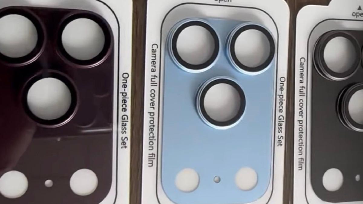 iPhone 18 Pro後鏡頭蓋照流出。（圖／翻攝自微博 梨視頻）