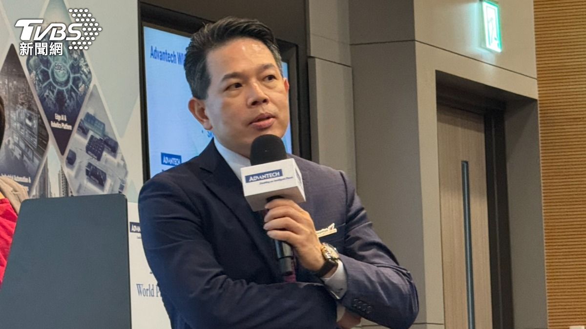 研華嵌入式事業群總經理張家豪。(圖/謝佩穎攝)