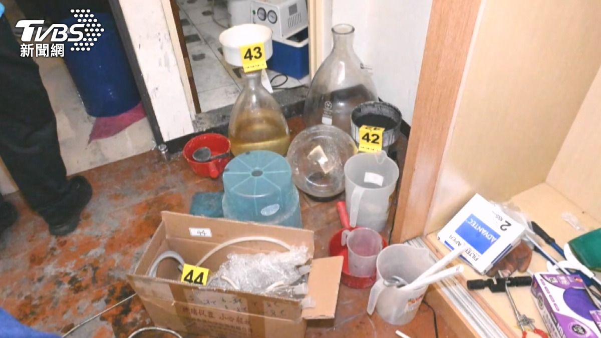 海巡署彰化查緝隊在嘉義破獲台灣首例利用非管制化學品製毒的工廠