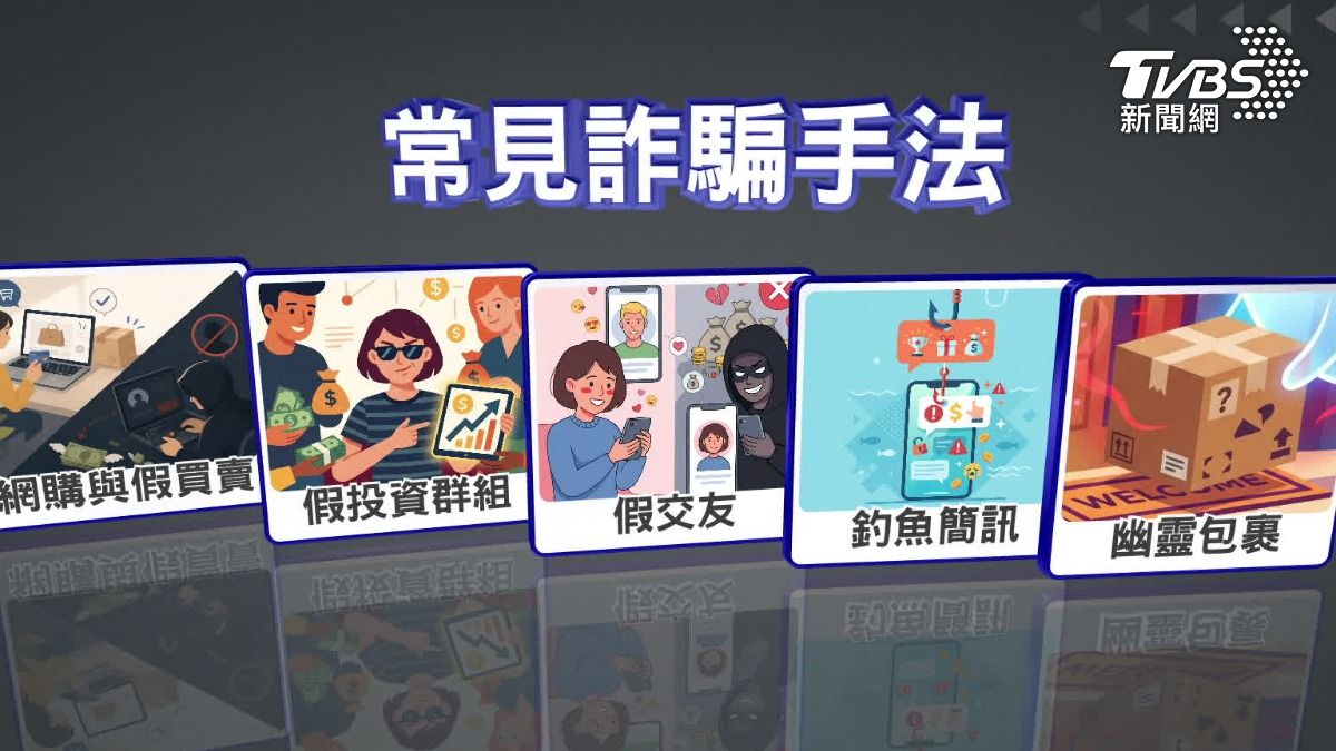 各式詐騙。(圖/TVBS)
