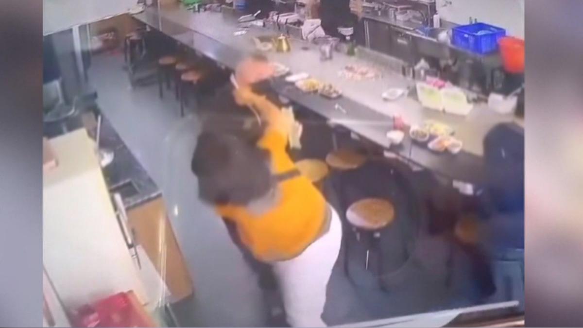 獨/「麻糬大王」家族母子遭襲!男噴不明液體攻擊 控嫌曾揚言「請喝茶」。(圖/當事人提供)