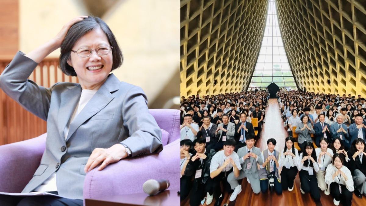 蔡英文曬合照喊「東海大學易燃物」 網秒懂笑翻:粉絲名